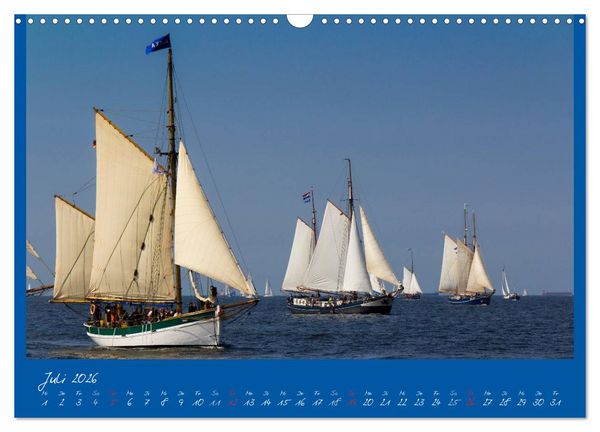 Produktbild: Unter Segeln (Wandkalender 2026 DIN A3 quer), CALVENDO Monatskalender