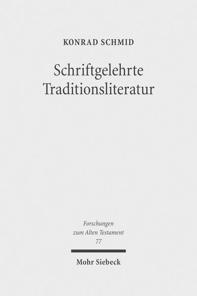 Produktbild: Schriftgelehrte Traditionsliteratur