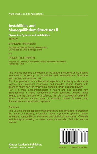 Produktbild: Instabilities and Nonequilibrium Structures II