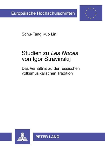 Produktbild: Studien zu &laquo;Les Noces&raquo; von Igor Stravinskij