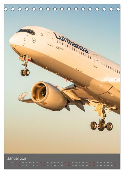 Produktbild: Flugzeuge aus aller Welt (Tischkalender 2026 DIN A5 hoch), CALVENDO Monatskalender
