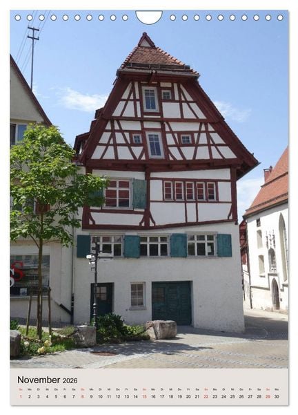 Produktbild: Fachwerkh&auml;user - schmal, krumm, schief (Wandkalender 2026 DIN A4 hoch), CALVENDO Monatskalender