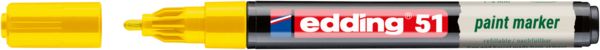 Produktbild: Edding 51 EcoLine 4-51-005 Lackmarker Gelb 1 mm, 2mm