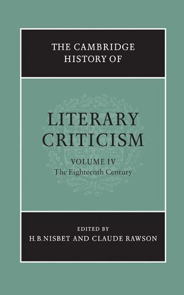 Produktbild: The Cambridge History of Literary Criticism