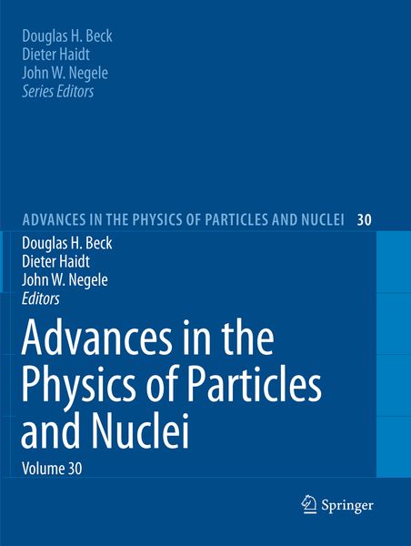 Produktbild: Advances in the Physics of Particles and Nuclei Volume 30