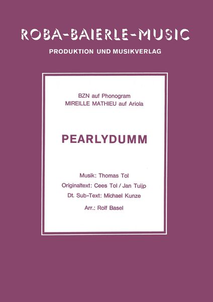 Produktbild: Pearlydumm