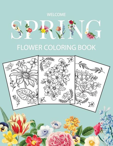 Produktbild: Flower Coloring Book