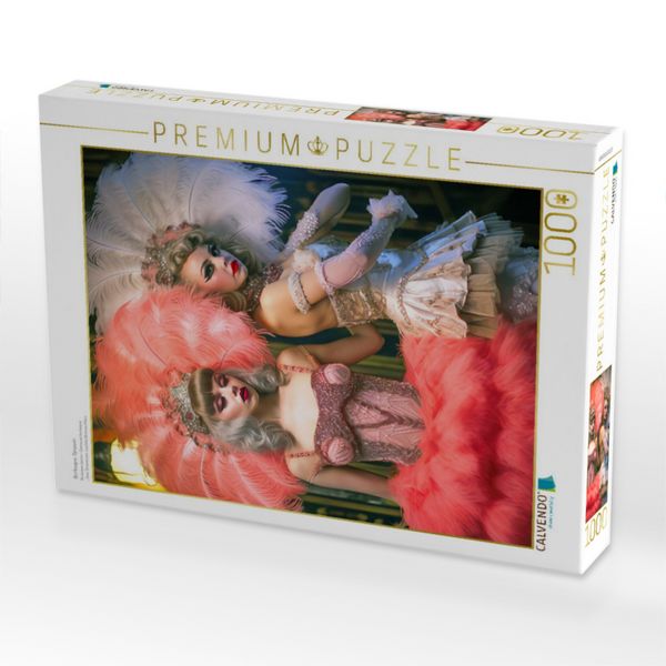 Produktbild: CALVENDO Puzzle Burlesque-T&auml;nzerin | 1000 Teile Lege-Gr&ouml;&szlig;e 64x48cm Foto-Puzzle f&uuml;r gl&uuml;ckliche Stunden