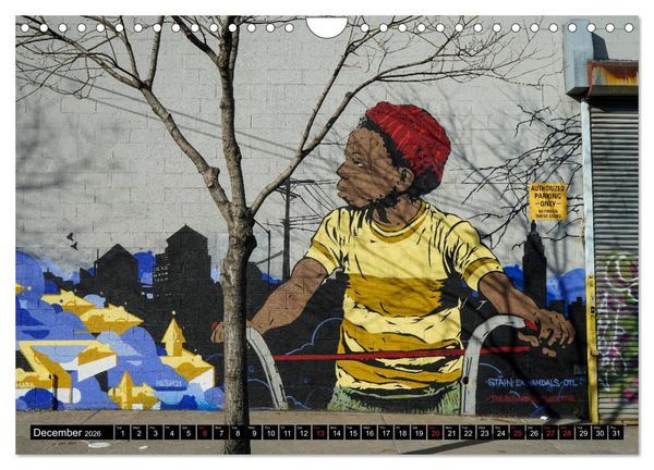 Produktbild: NYC Street Art (Wall Calendar 2026 DIN A4 landscape), CALVENDO 12 Month Wall Calendar