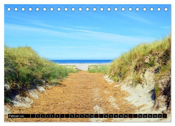 Produktbild: Entlang der Nordseek&uuml;ste (Tischkalender 2026 DIN A5 quer), CALVENDO Monatskalender