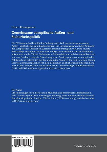 Produktbild: Gemeinsame europ&auml;ische Au&szlig;en- und Sicherheitspolitik