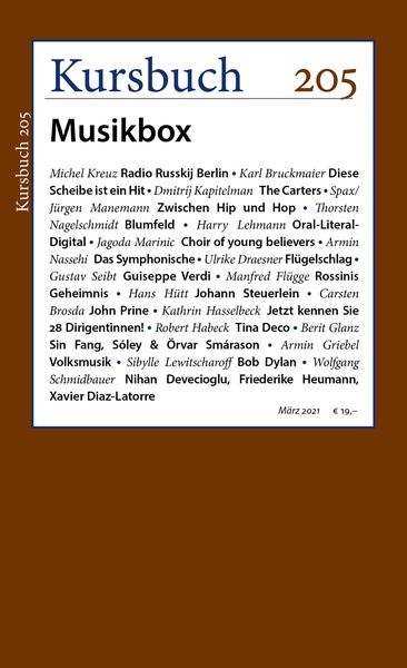 Produktbild: Kursbuch 205