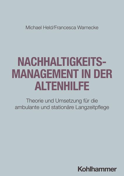 Produktbild: Nachhaltigkeitsmanagement in der Altenhilfe