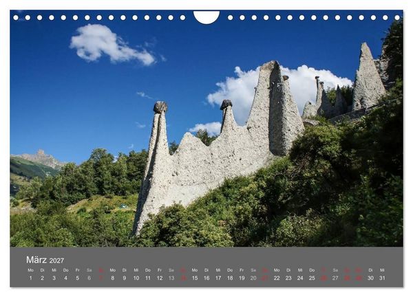 Produktbild: Wallis. Perle der Schweiz (Wandkalender 2027 DIN A4 quer), CALVENDO Monatskalender