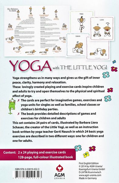 Produktbild: Yoga with the little Yogi for Children and Adults - Book and Cards GB