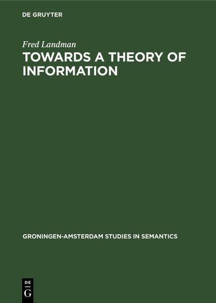 Produktbild: Towards a theory of information
