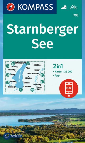 Produktbild: KOMPASS Wanderkarte 793 Starnberger See 1:25.000