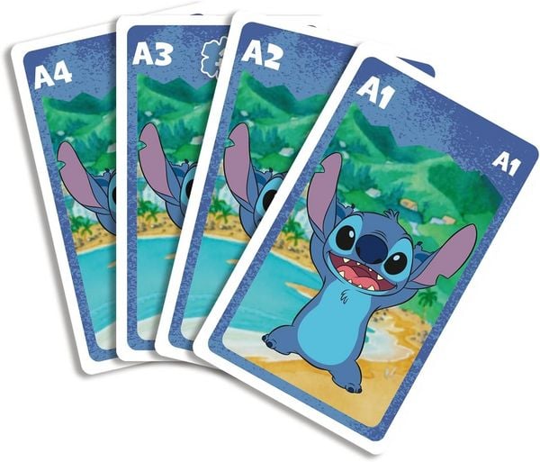 Produktbild: Shuffle 10049718 - Disney Stitch, 4in1 Kartenspiel