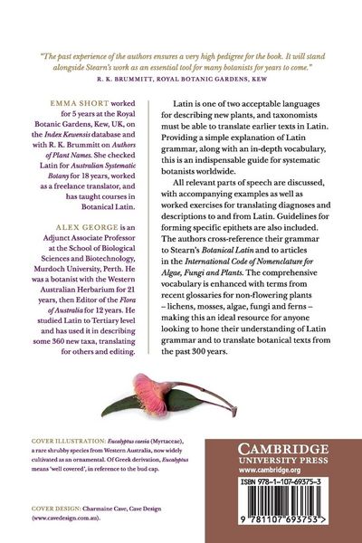 Produktbild: A Primer of Botanical Latin with Vocabulary