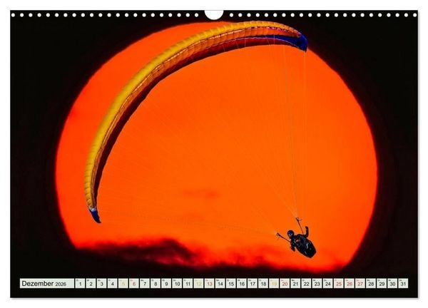 Produktbild: Freiheit und Abenteuer - Paragliding (Wandkalender 2026 DIN A3 quer), CALVENDO Monatskalender