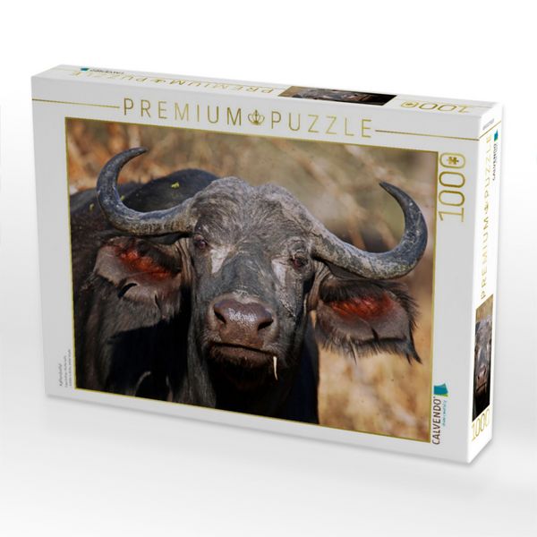 Produktbild: CALVENDO Puzzle Kaffernb&uuml;ffel | 1000 Teile Lege-Gr&ouml;&szlig;e 64x48cm Foto-Puzzle f&uuml;r gl&uuml;ckliche Stunden