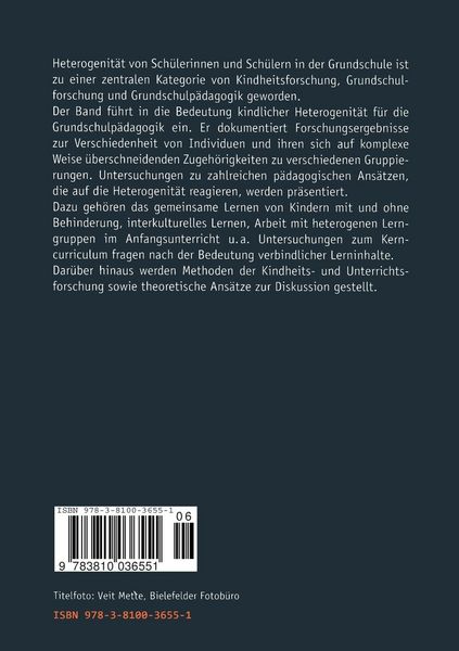 Produktbild: Heterogenit&auml;t, Integration und Differenzierung in der Primarstufe