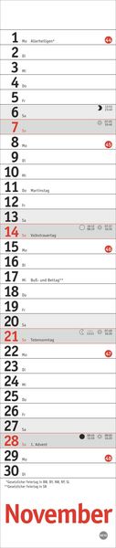 Produktbild: Langplaner mini, rot 2027