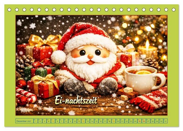 Produktbild: Ei-n Jahr voller Spa&szlig;! - Humor, Herz und H&uuml;hnerei (Tischkalender 2027 DIN A5 quer), CALVENDO Monatskalender
