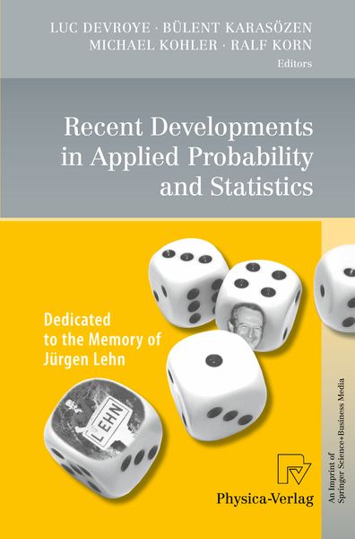 Produktbild: Recent Developments in Applied Probability and Statistics