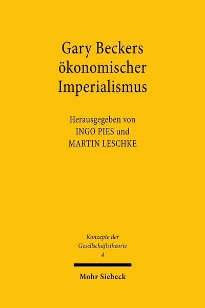 Produktbild: Gary Beckers &ouml;konomischer Imperialismus