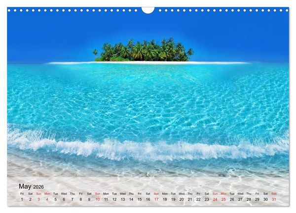 Produktbild: French Polynesia Paradise in the South Pacific (Wall Calendar 2026 DIN A3 landscape), CALVENDO 12 Month Wall Calendar