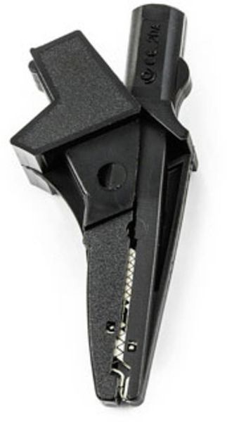 Produktbild: HT Instruments 5004-IECN Bananenstecker 1003140 Bananenbuchse, Buchse 4 mm, Steckanschluss 4 mm, Krokodilklemme CAT III 1000 V Schwarz 1 St.
