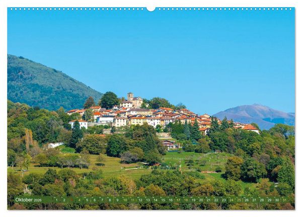 Produktbild: Wunderbares Tessin: Mediterranes Klima und italienisches Flair (hochwertiger Premium Wandkalender 2026 DIN A2 quer), Kunstdruck in Hochglanz