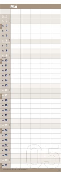 Produktbild: Allround-Familienplaner Vertical Kalender 2027