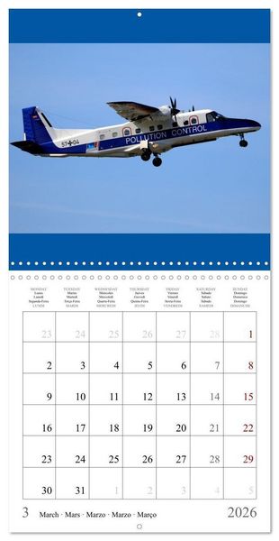 Produktbild: Gayde, F: Airplanes in the blue sky (Wall Calendar 2026 12 &times;