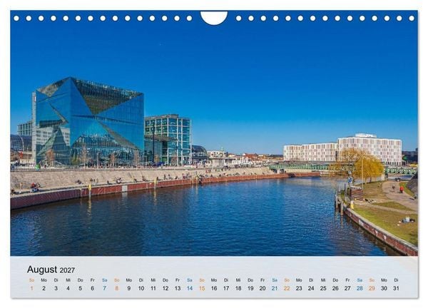 Produktbild: Berliner Wasserwege &ndash; Die Spree und ihre Kan&auml;le (Wandkalender 2027 DIN A4 quer), CALVENDO Monatskalender