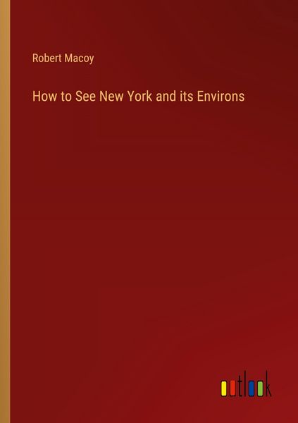 Produktbild: How to See New York and its Environs