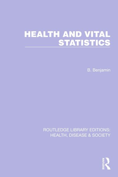 Produktbild: Health and Vital Statistics