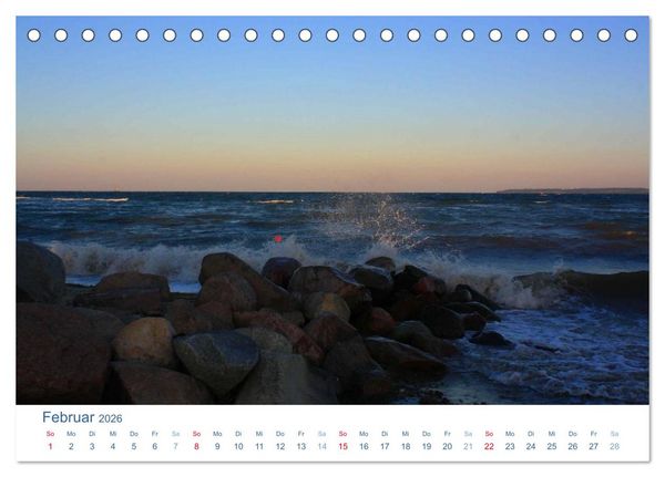 Produktbild: Schwansen 2026. Impressionen zwischen Schlei und Ostsee (Tischkalender 2026 DIN A5 quer), CALVENDO Monatskalender