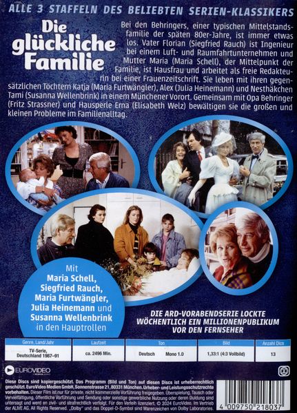 Produktbild: Die gl&uuml;ckliche Familie - Alle 52 Folgen auf 13 DVDs