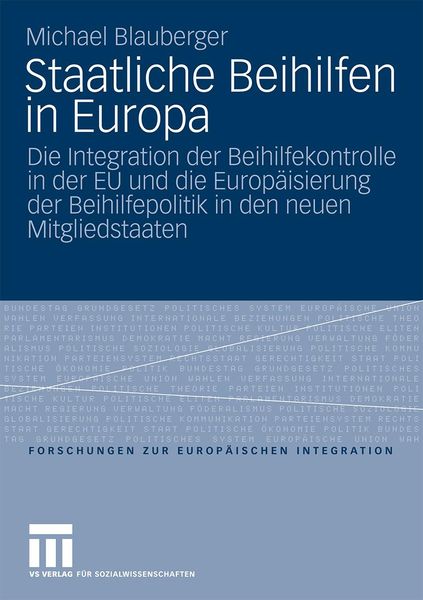 Produktbild: Staatliche Beihilfen in Europa