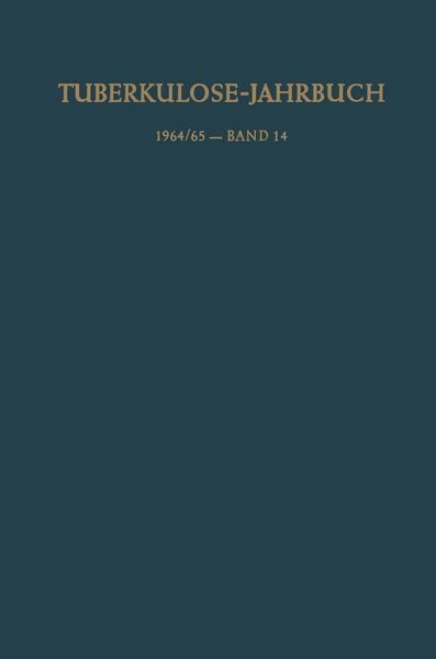 Produktbild: Tuberkulose-Jahrbuch 1964/65 &mdash; Band 14