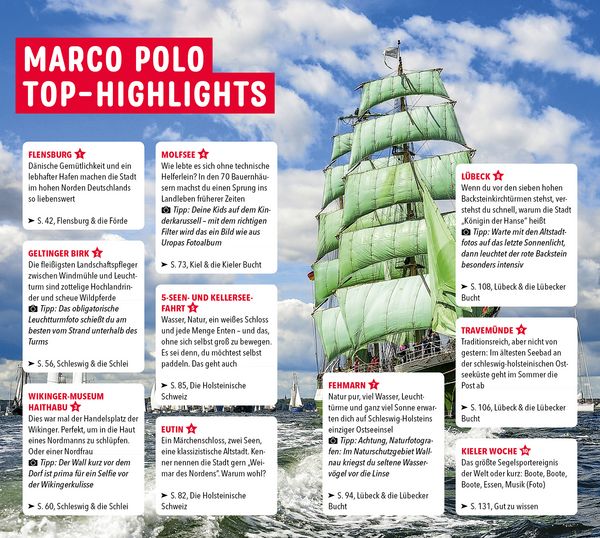 Produktbild: MARCO POLO Reisef&uuml;hrer Ostseek&uuml;ste Schleswig-Holstein