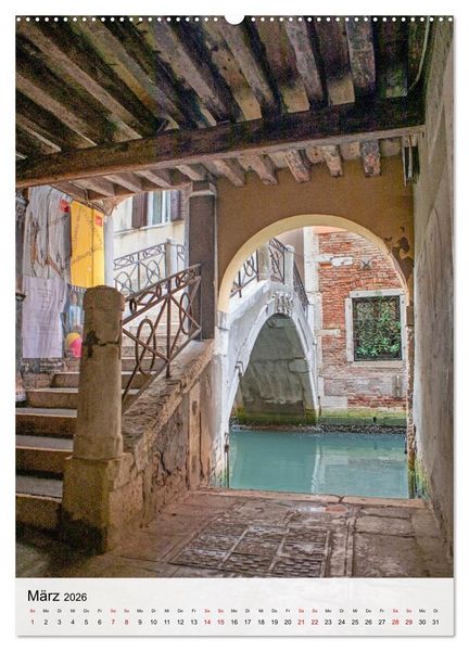 Produktbild: Venedig - Zwischen Wasser und Himmel (Wandkalender 2026 DIN A2 hoch), CALVENDO Monatskalender