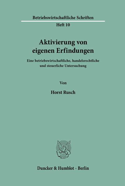 Produktbild: Aktivierung von eigenen Erfindungen.