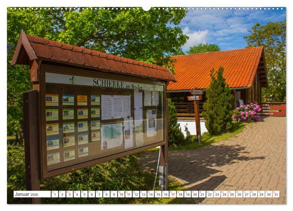 Produktbild: Schierke am Brocken - Die sch&ouml;nste Ortschaft unterhalb des Brockengipfels (hochwertiger Premium Wandkalender 2026 DIN A2 quer), Kunstdruck in Hochglanz