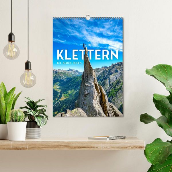 Produktbild: Klettern - Die Berge rufen. (Wandkalender 2026 DIN A3 hoch), CALVENDO Monatskalender