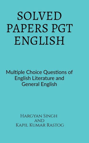 Produktbild: Solved Papers Pgt English