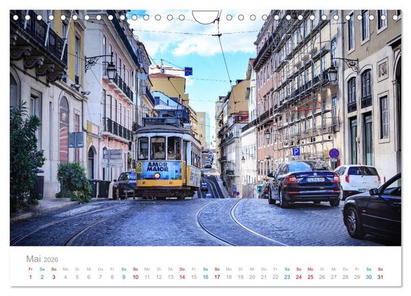 Produktbild: Lissabon - Stadt der K&ouml;nige (Wandkalender 2026 DIN A4 quer), CALVENDO Monatskalender