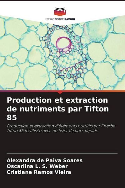 Produktbild: Production et extraction de nutriments par Tifton 85